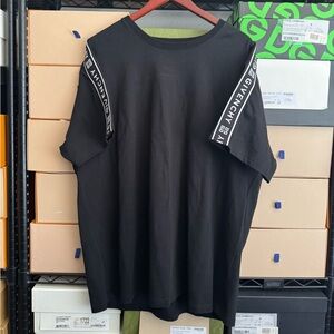 Givenchy Logo Tape Detail Crew Shirt